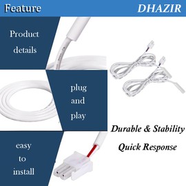 3851210025 Thermistor RV Refrigerator Thermostat for Dometic DM RM,S,NDR Series Models Thermistor Sensors Replaces 2931863076 2931863035 3851059042