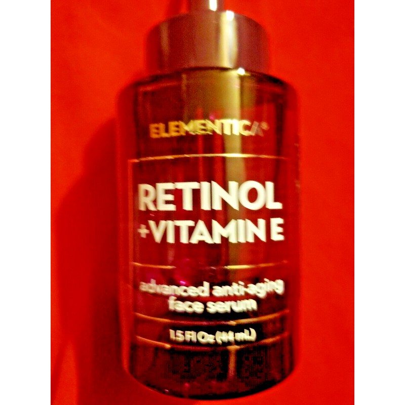 ELEMENTICA RETINOL + VITAMIN E ADVANCED ANTI AGING FACE SERUM