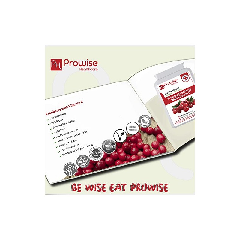 Double Strength Cranberry Tablets 10,000mg I 90 Cranberry Tablets High