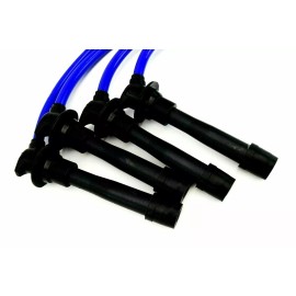 VMS RACING BLUE 10.2MM SPARK PLUG IGNITION WIRES CABLE FOR 90-97 MAZDA MIATA MX5