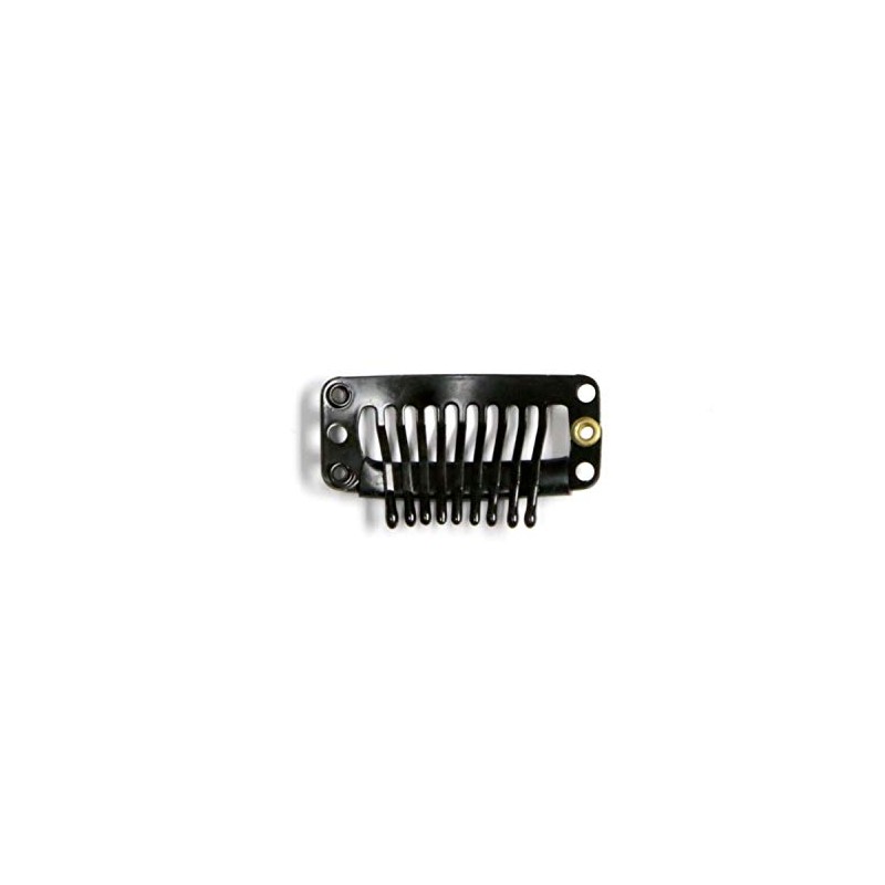 10 Pcs Wig Fixing Pin Clip Stopper Clasp (Black)