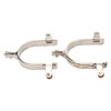 1 Pair Horse Spurs Stainless Steel Western Cowboys Spurs Men