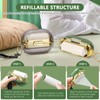 2PCS Handy Double-Sided Travel Lint Roller, Lint Roller Travel Size