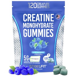 (SF) SteelFit Creatina (Creapure) 120 gomitas Blue Raspberry