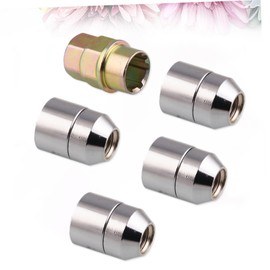 Gatuida 1 Set Refitting Parts Security Bolt Anti Wheel Lock Nut Iron Wheel Lock Nut