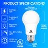 E ENERGETIC LIGHTING 75 Watt Light Bulbs, Super Bright 1200LM,