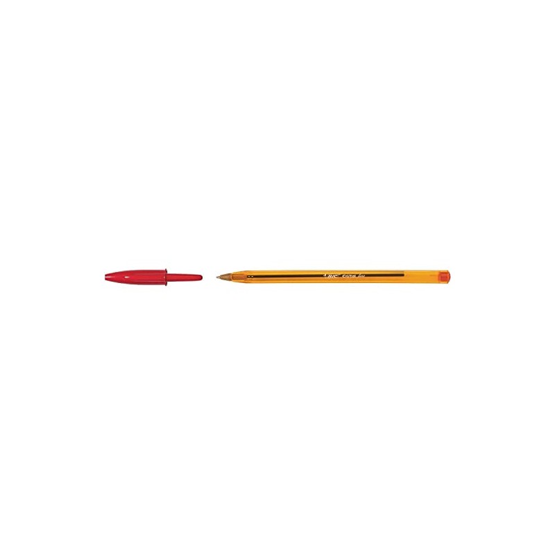 BIC Cristal Fine Ballpoint Pen Line Colour: Red Pack of