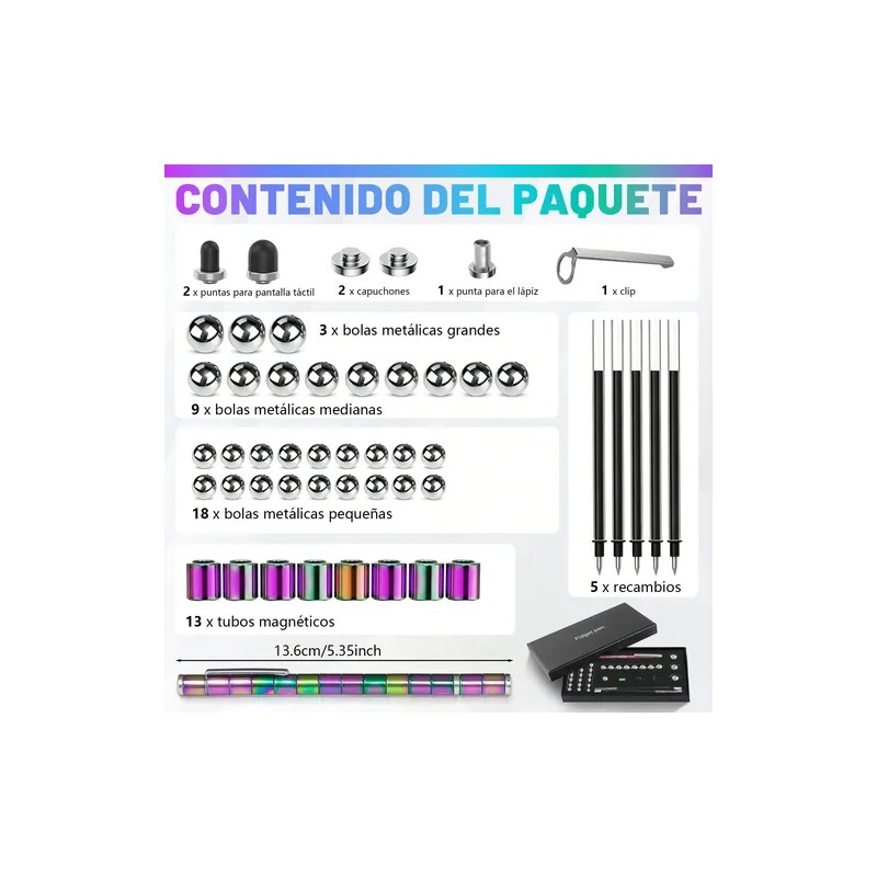 Juguetes Antiestrés Magnéticos Multifuncional Bolígrafo