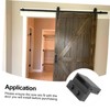 DOITOOL 1 Pair Zinc Alloy Barn Door Track Stoers Blocker