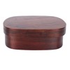 Wooden Lunch Box Portable Food Container Tablewares for Home Office