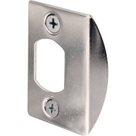 Prime-Line Products E 2309 Standard Latch Strike, 1-5/8 in., Steel, Chrome Plated Finish (Pack of 1)