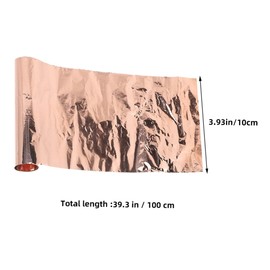 FUNOMOCYA Copper Sheeting 1 Roll Metal Sheets for Crafts Versatile Plate for DIY Projects Jewelry Making and Repairs