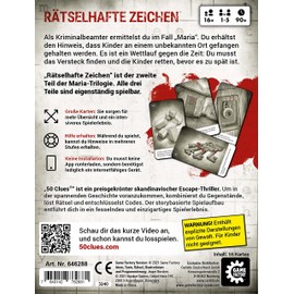 Game Factory 646288 50 Clues Escape Thrillers Play Along Exit Game Puzzle Crime Game Season 2 Mary Trilogy Part 2