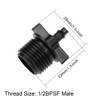 sourcing map Barb Drip Pipe Connector 1/2 BSPF Male Thread