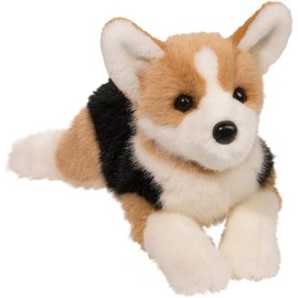 Douglas Konner Tri-Color Corgi Dog Plush Stuffed Animal