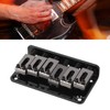 6 String Guitar Bridge Replacement Zinc Alloy Electric Guitar Saddle