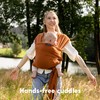Cuddlebug Baby Wrap - Hands-Free Baby Carrier Wrap - Soft