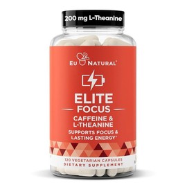You Natural Caffeine Pills with L-Theanine - 100mg + 200mg L-Theanine Mujiter Concentrate, 120, 1 / 엘-테아닌이 함유된 유 내추럴 카페인 알약 - 100mg + 200mg L-테아닌 무지터 집중, 120, 1