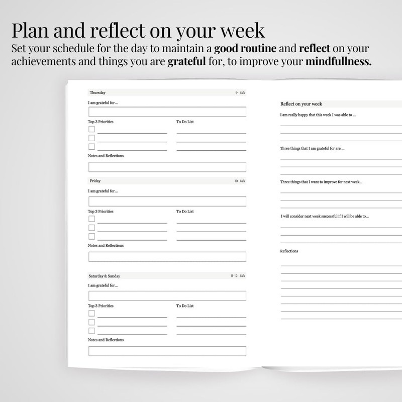 Paloma Planners 2025 Planner for Goal Setting, Daily Tracking, Productivity