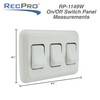 RecPro RV Switch SPST Switch On/Off Bezel | RV Electrical