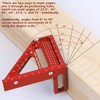 Aiwons 3D Multi-Angle Measuring Ruler -Precision Woodworking 3D Square Protractor
