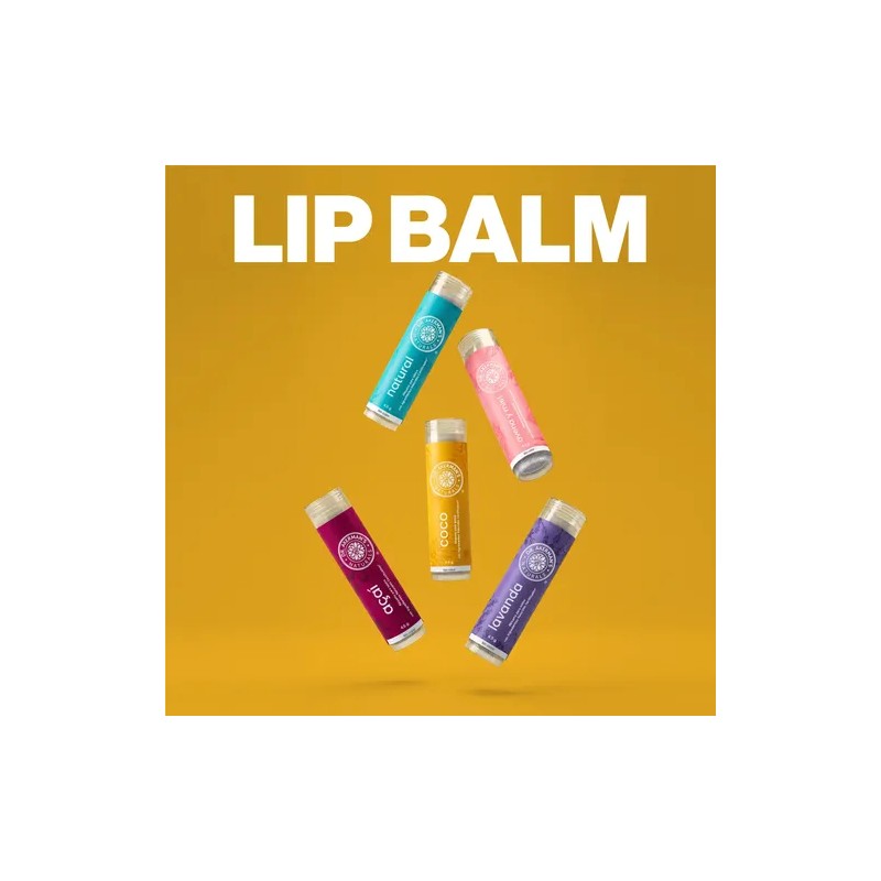 Bálsamo Labial Dr. Akerman's Naturals Hidratante Sabor Coco