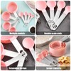 Measuring Cup and Spoons Set,8 PCS Stackable Cups and Spoons,