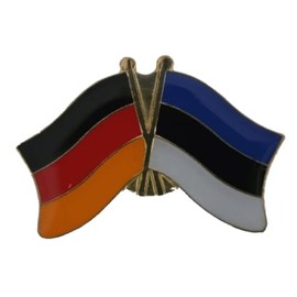 Flag of Germany/Estonia Friendship Pin Badge