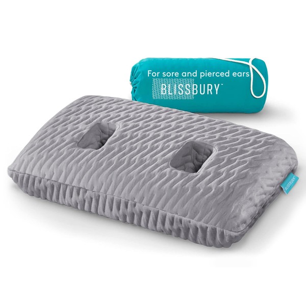 BLISSBURY Ear Pillow with Hole for Sleeping & Recovery |