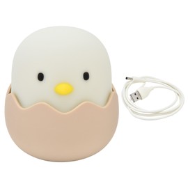 Night Light Eggshell Chicken 3 Dimensional Cute Silicone Household Bedside Lamp for Children