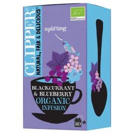 Clipper Organic Herbal Tea, Blackcurrant & Blueberry, 20P