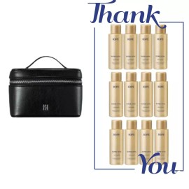 IOPE 홀리데이 에코레더박스백 파우치 + 아이오페 슈퍼바이탈 에멀전 로션 216ml (18ml 12개) 세트 Holiday Eco Leather Box Bag Pouch + Iope Super Vital Emulsion Lotion 216ml (18ml x 12) Set