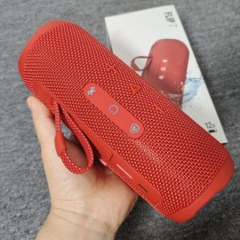 USA Warehouse 2025 New Flip 7 Speakers Stereo Bass Outdoor Waterproof Subwoofer Portable Wireless BT 7color: Red, Plug Type: US