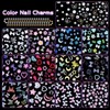 Cynailli 3D Nail Charms Set, Color Blossom Flower Bow Moon