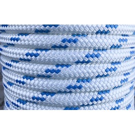 Valley Rope 9/16" Premium Double Braid-Yacht Braid Polyester Rope. Multiple Colors. Made in The U.S.A.