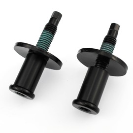 ANP PUAUTO 1L3Z-99404A42-AA Rear Tailgate Striker Latch Lock Bolt Screw Set Fits for 1997-2016 Ford F150 F250 F350 F450 F550 Super Duty Explorer Sport Trac (2 PCS)