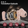 AI Language Translation Earbuds, 3-in-1 Bluetooth 5.4 Translator Headphones with