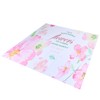 Summer Floral Pattern Shower Curtain with Hook Bathroom Curtain for