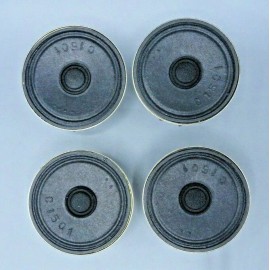 Unbranded 2" ROUND MINI SPEAKER 100 OHM .1 WATT NEW / NOS (LOT OF 4)