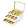 HaoYunNe Sunglasses Organizer 24 Slots Multiple Pairs Glasses Storage Case