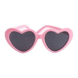 Pink Pet Heart Sunglasses Photos Props Cute Pet Dog Sunglasses Cat Glasses Sun Flower Glasses Pets Party Decor for Small Dogs Cat Accessories Cute Pet Dog Sunglasses，Apparel and Accessories