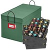HOLDN’ STORAGE Christmas Ornament Storage Container Box with Dividers –