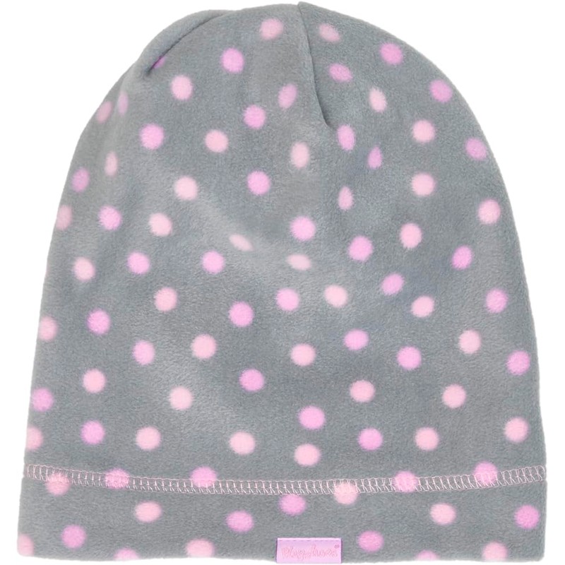 Playshoes Unisex Children's Fleece Winter Hat, beanie dots