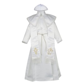 Unotux Baby Boy Christening Baptism Gown Gold Outfit Dove Cross Church Hat 0-30M