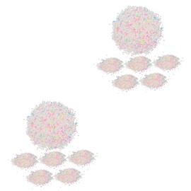 Kisangel 2pcs Bright Fluorescent Powder Luminous Glitter for Outdoor Indoor Decor Fish Tank Supply