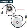 6 Coil 5 Wire Stator Magneto with Flywheel Rotor Kit