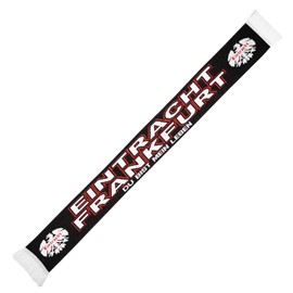 Eintracht Frankfurt Du bist mein Leben Fan Scarf, Stadium Scarf, Black White Red das sind unsere Farben, Black / White / Red