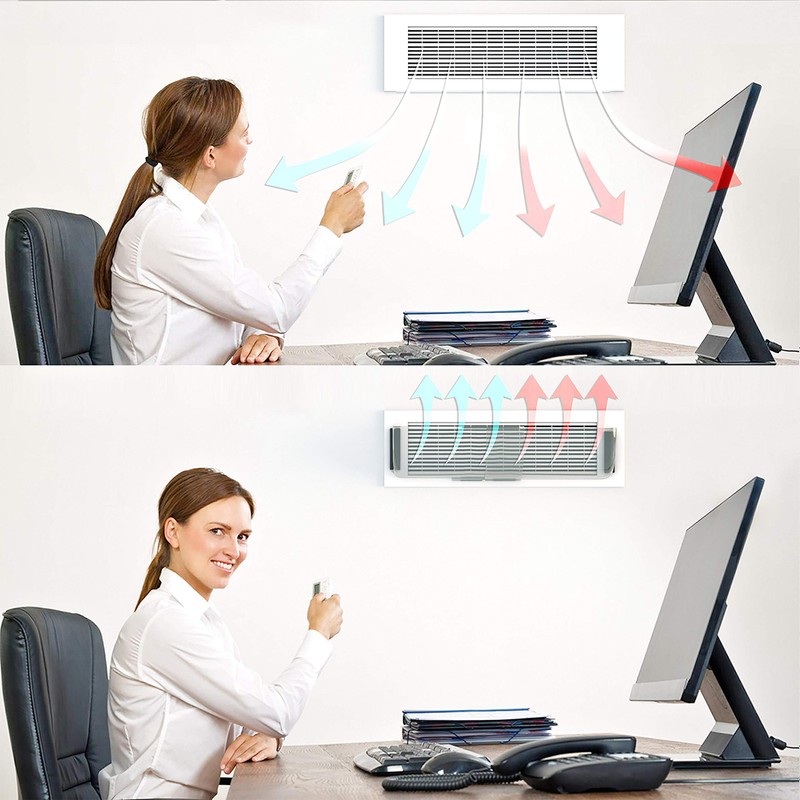 Home Intuition Adjustable Magnetic Heat and Air Deflector for Vents,