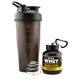 ONMYWHEY - Juego combinado de botellas y proteínas en polvo, 180 ml