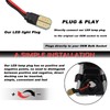 KEEGTBOX Full LED License Plate Light Tag Lamp Assembly Compatible